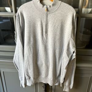 Peter Millar Light Gray Crewneck Sweater